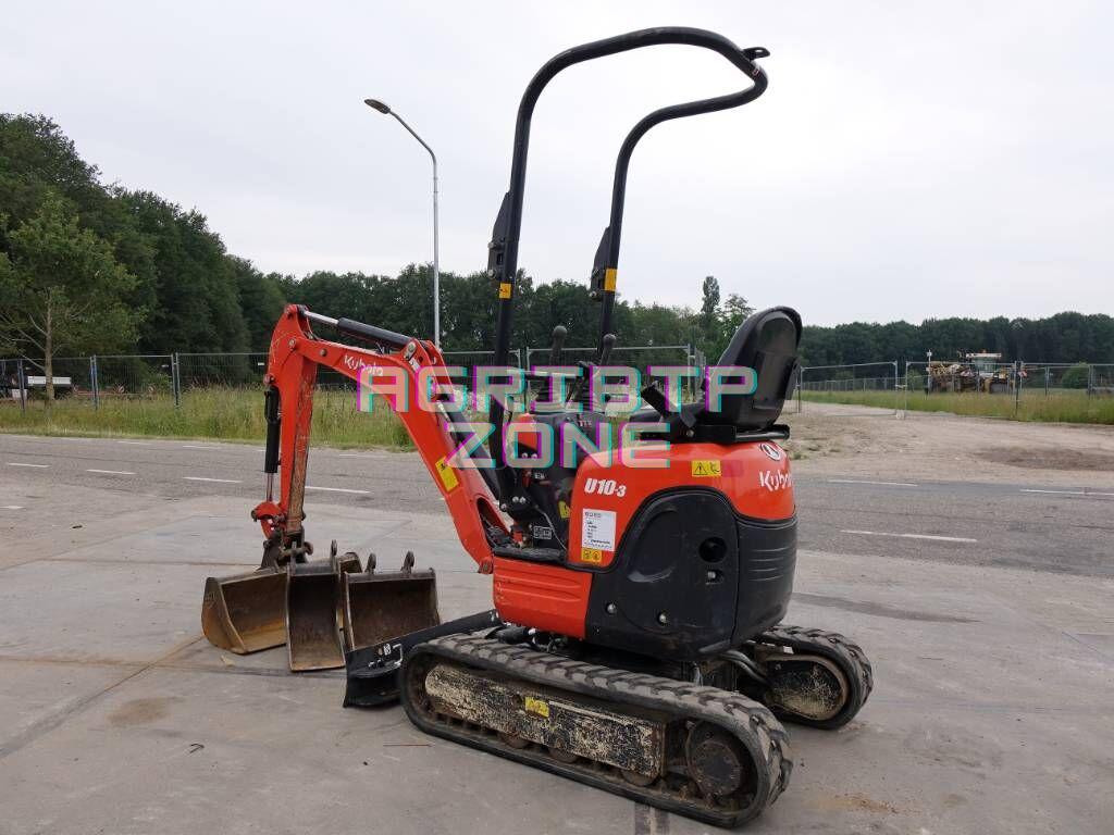mini pelle KUBOTA U10-3 (2016) 936H▫️1t1