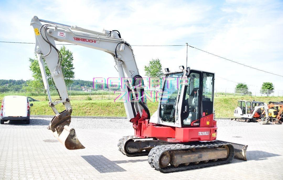 TAKEUCHI TB280 FR (2017) 3437H▫️8.52 t