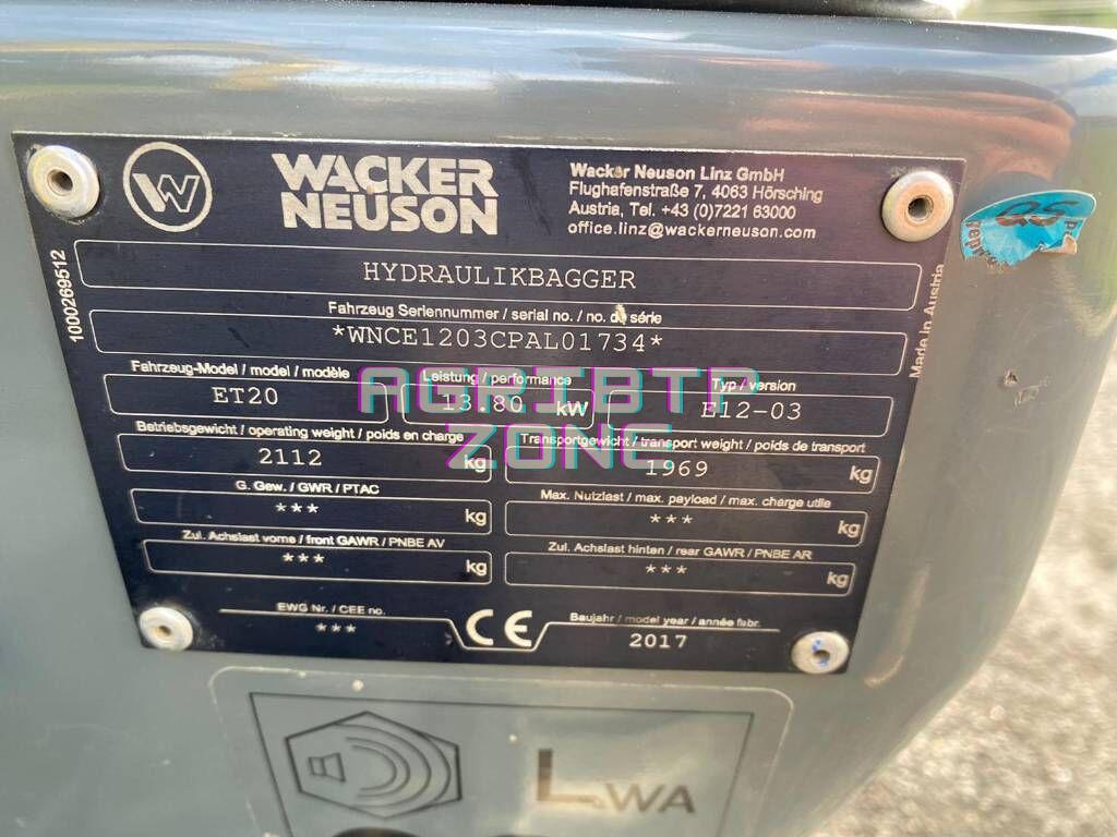Wacker-Neuson ET20 (2017) 1170 H ▫️2t1 – Image 20