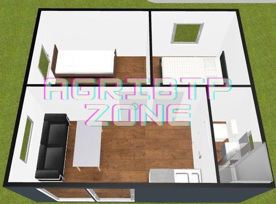 Conteneur mobile Tiny House avec deux chambres – Image 15