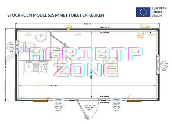 Conteneur Habitable 6×3 m – Espace Modulaire Polyvalent – Image 2