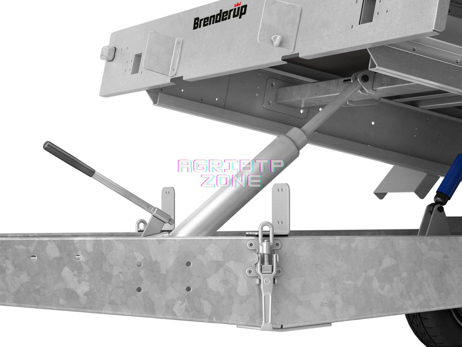 Remorque Porte-Véhicule Brenderup AT3000 HBTB – Plateforme Inclinable et Robuste – Image 2