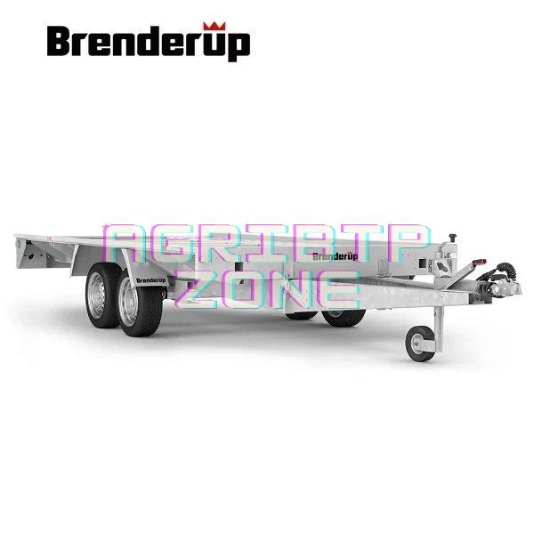 Remorque Porte-Véhicule Brenderup AT3000 HBTB – Plateforme Inclinable et Robuste – Image 3