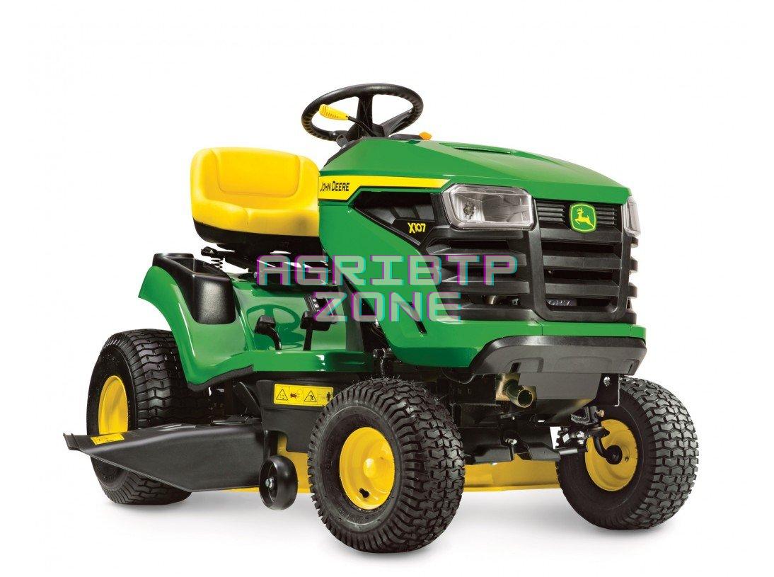 John Deere X107 Tondeuses à gazon autoportées