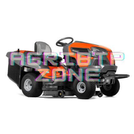 Tondeuse autoportée Husqvarna TC 238 T avec panier arrière intégré - Mulching