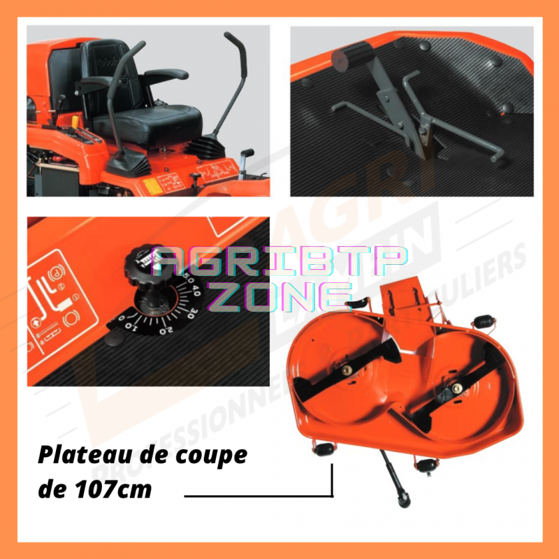 Tondeuse autoportée Kubota GZD15HD-II – Image 5