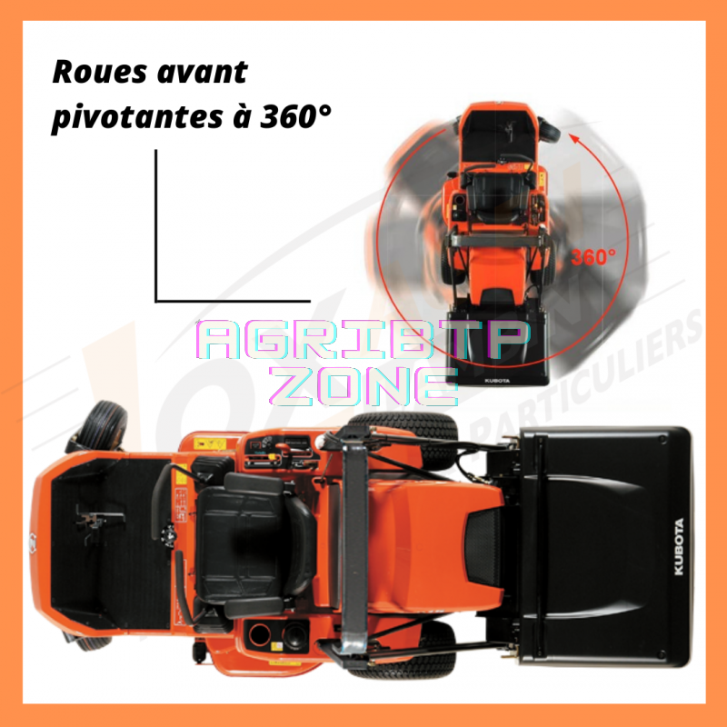 Tondeuse autoportée Kubota GZD15HD-II – Image 4